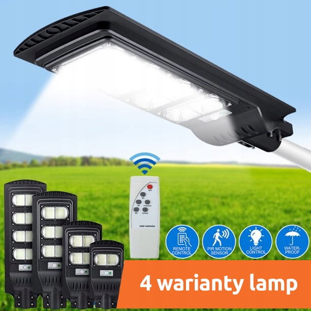 Lampa Solarna LED Uliczna 20W + pilot