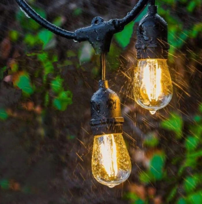 Girlanda OGRODOWA 20M + 20x żarówka LED 1W