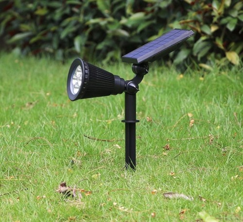 Lampa SOLARNA GRASSO Ogrodowa LED Reflektor wbijany