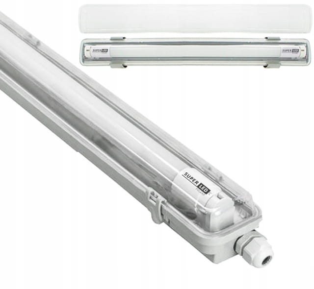 Opr. hermetyczna 60cm + 1x Świetlówka LED 990LM BN