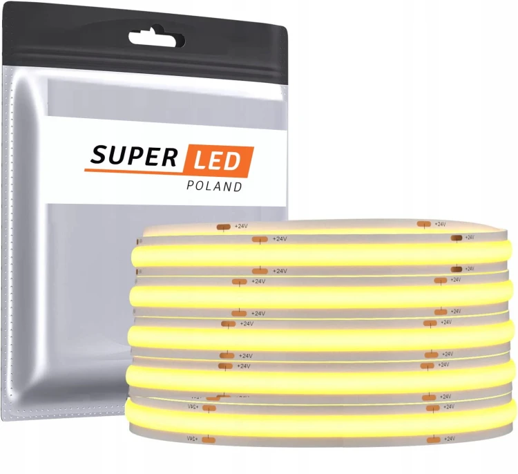 Taśma LED COB 5m 12V 10W ZIMNA