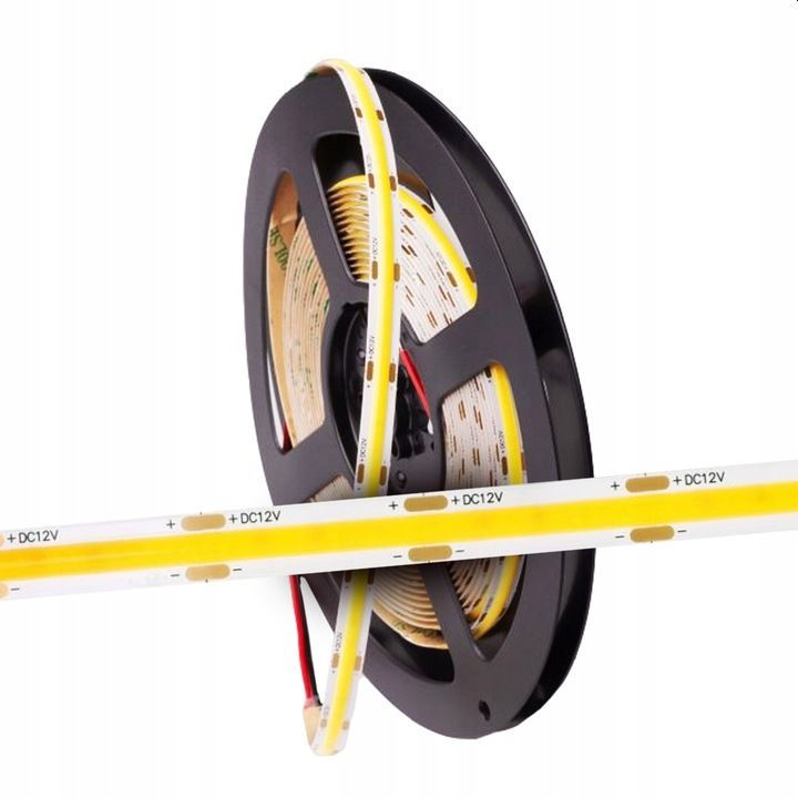 Taśma LED COB 5m 12V 10W ZIMNA