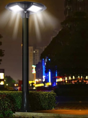Lampa solarna LED uliczna UFO z czujnikiem + pilot