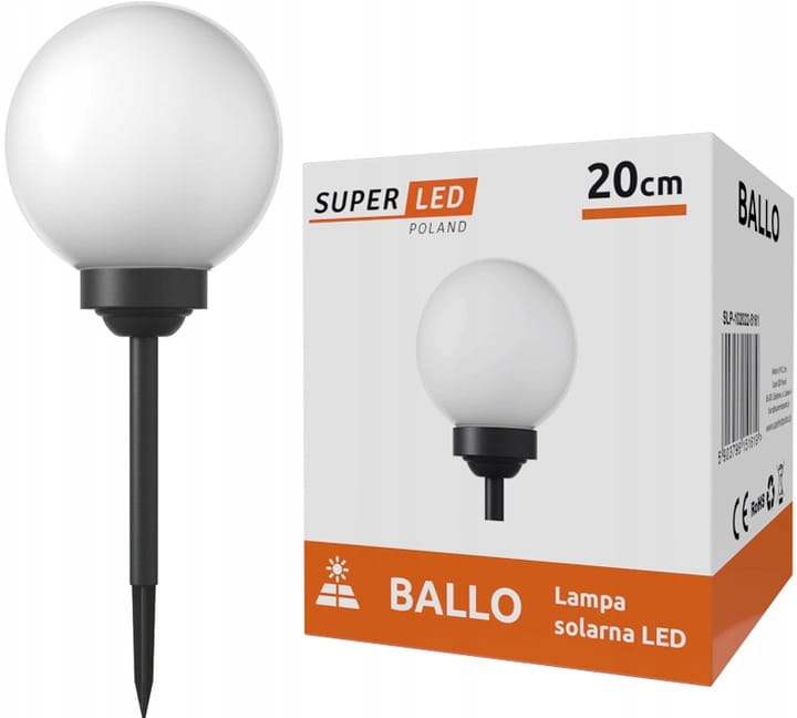 Lampa Solarna LED BALLO 20cm