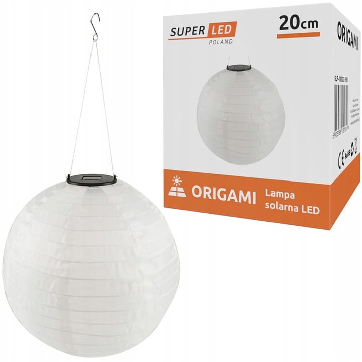 Lampion Origami LED Latarenka solarna 20 cm