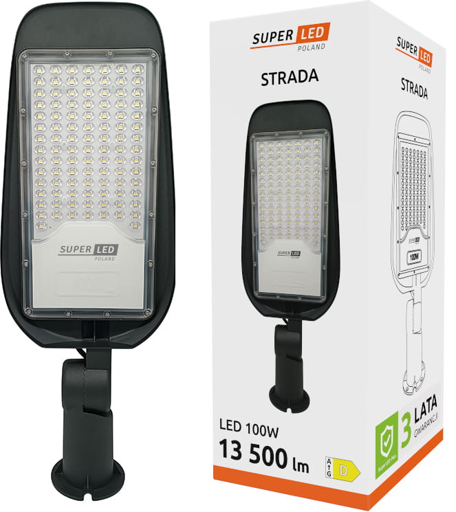 Lampa uliczna LED STRADA 100W