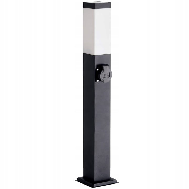 Lampa Ogrodowa słupek 65 cm E27 z gniazdem 230V