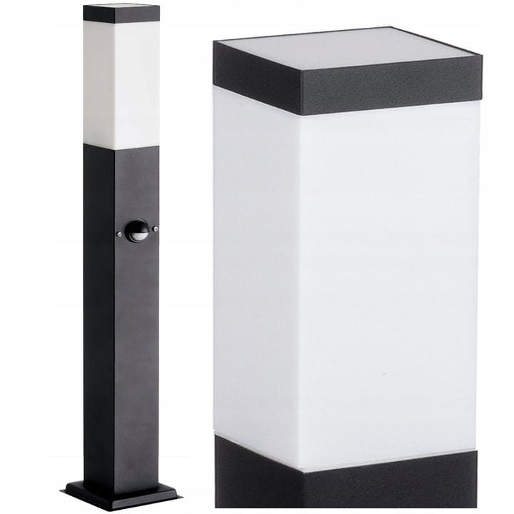 Lampa Ogrodowa słupek 65 cm E27 z czujnikiem ruchu