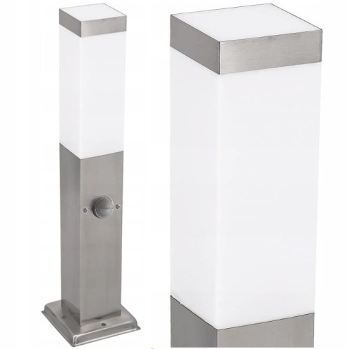 Lampa Ogrodowa słupek 45 cm E27 z czujnikiem ruchu