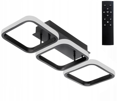 Lampa sufitowa LED Żyrandol Ring 60W Plafon 3 barwy SuperLED + pilot