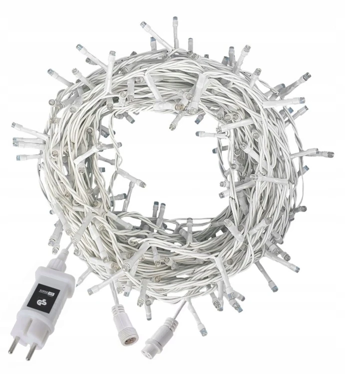 Sople 500 LED  zewnętrzne 22,5 m IP44 zimne + Flash