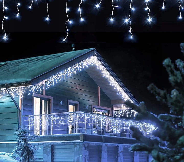 Sople 500 LED zewnętrzne 22,5 m IP44 zimne + pilot