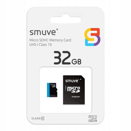 Karta pamięci Micro SD Class 10 32GB Adapter SD SMUVE