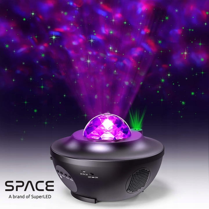 Projektor Gwiazd Rzutnik Space Lampka nocna LED Głośnik Bluetooth + pilot