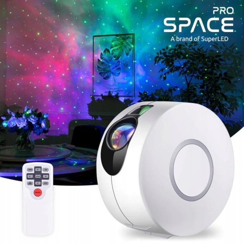 Projektor Gwiazd Space Pro Galaxy Rzutnik laserowy 3D + pilot