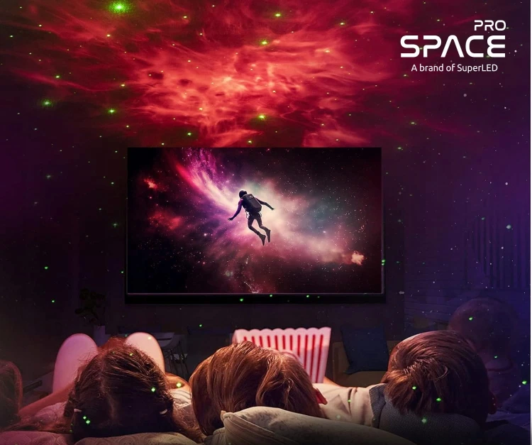 Projektor Gwiazd Space Pro Galaxy Rzutnik laserowy 3D + pilot