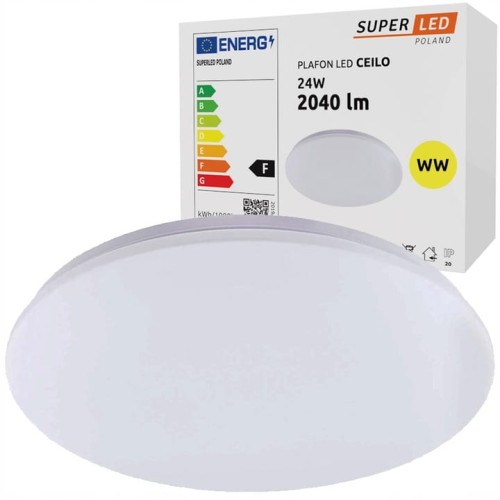 Plafon LED 24W Panel Lampa sufitowa natynkowa CCD biały ciepły SuperLED