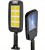 Lampa solarna LED COB Latarnia uliczna z czujnik + pilot
