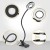 Lampka biurkowa LED Ring USB 3 barwy z klipsem SuperLED