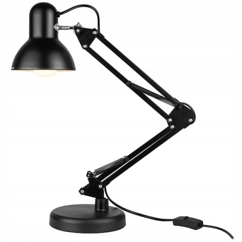 Lampka biurkowa kreślarska E27 + uchwyt klips