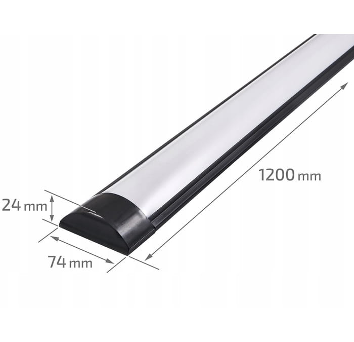 Lampa LED Natynkowa Panel 120cm 36W do Garażu Warsztatu Oprawa Świetlówka