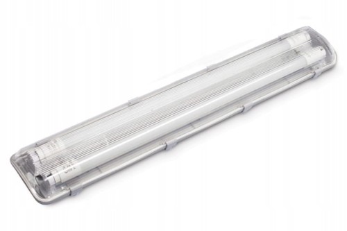 Opr. hermetyczna 60cm + 2 świetlówki LED 990LM BN