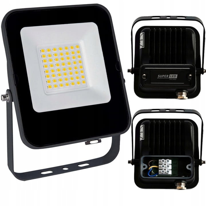 Naświetlacz LED Halogen Lampa Slim LED 50W 5000lm PREMIUM TUV SuperLED