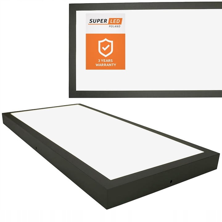 Panel LED Sufitowy 36W Natynkowy 60 x 30cm Czarny