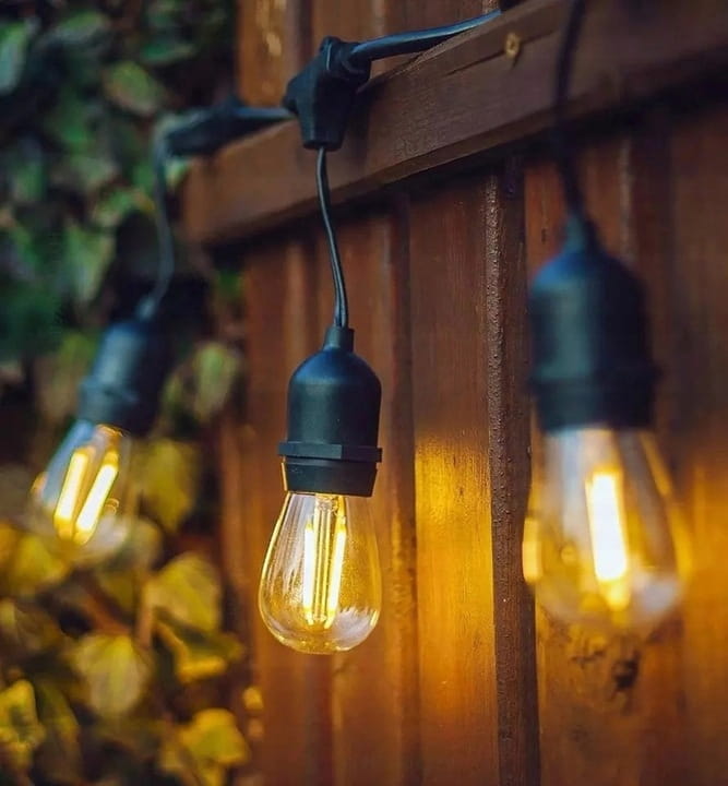 Girlanda ogrodowa  5m + 5x żarówka LED E27 zwis