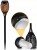 12x Lampa solarna LED FLAMI pochodnia
