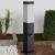 Lampa stojąca słupek PRIMI M kwadratowy 45cm czarny+ PIR