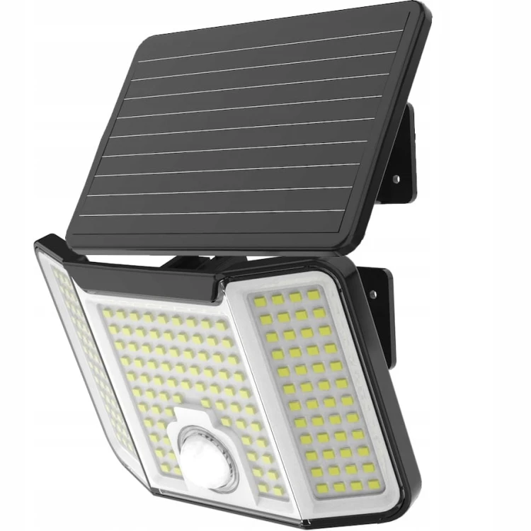 Lampa solarna LED Halogen z czujnikiem ruchu i zmierzchu