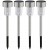 4x Lampa ogrodowa LED SOLARNA WBIJANA SŁUPEK Inox SuperLED