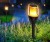 4x Lampa solarna LED LATARNIA POCHODNIA WBIJANA płomień 65cm PREMIUM