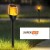 4x Lampa solarna LED LATARNIA POCHODNIA WBIJANA płomień 65cm PREMIUM
