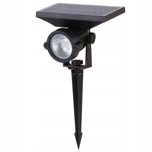 Reflektor ogrodowy solarny LED RGB wbijany na szpikulec mocny