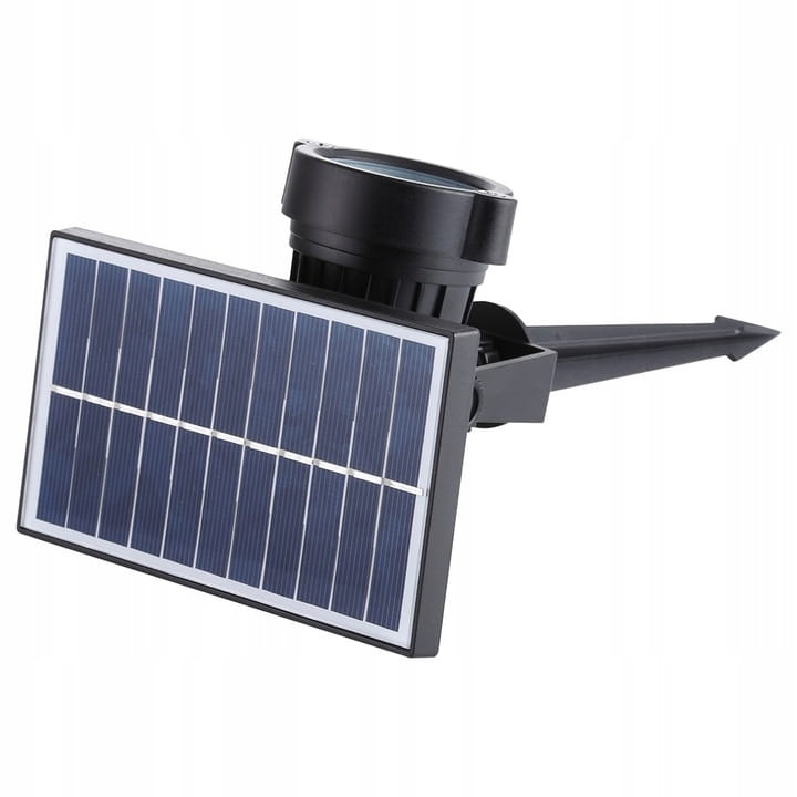 Reflektor ogrodowy solarny LED RGB wbijany na szpikulec mocny