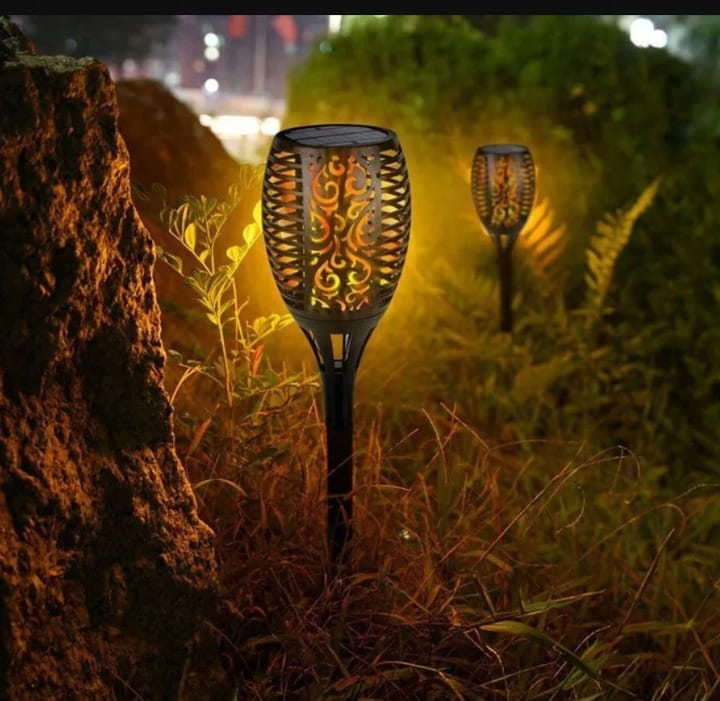 4x Lampa solarna LED FLAMI XL pochodnia