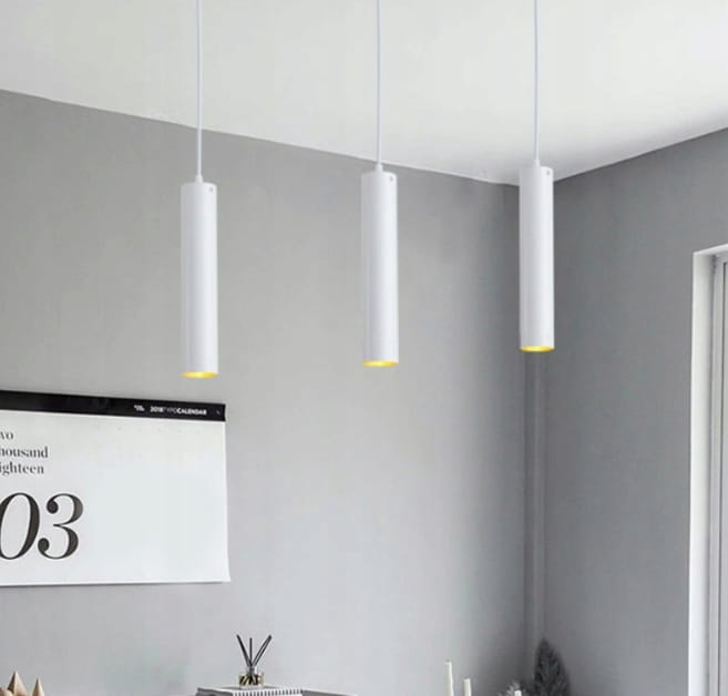 Lampa sufitowa wisząca GU10 Tuba natynkowa SuperLED 100 cm