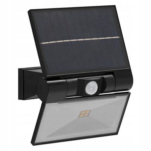 Lampa solarna LED Mocna 400 lm = 40W Halogen z czujnikiem ruchu i zmierzchu