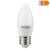 Żarówka LED E27 6W świeczka biała zimna