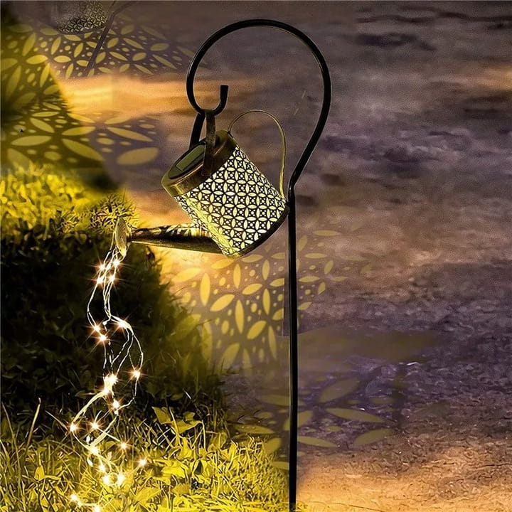 Lampa ogrodowa solarna LED Konewka XXL z czujnik zmierzchu
