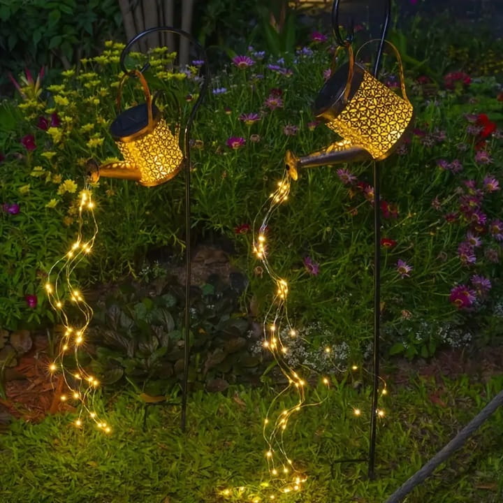Lampa ogrodowa solarna LED Konewka XXL z czujnik zmierzchu