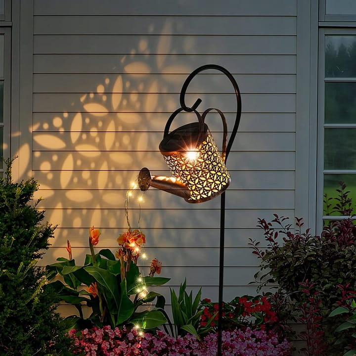 Lampa ogrodowa solarna LED Konewka XXL z czujnik zmierzchu