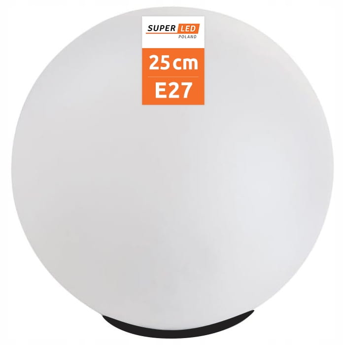 Kula ogrodowa LED 230V SuperLED Balli 25 cm