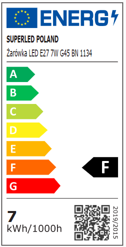 Żarówka LED E27 7W kulka neutralna