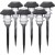 6x Lampa solarna LED Latarnia ogrodowa wbijana słupek latarenka Premium
