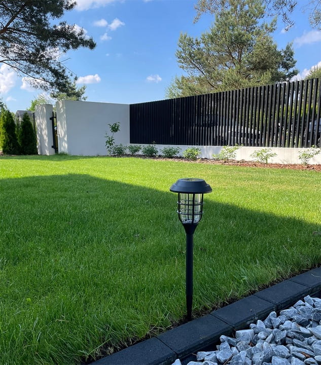 6x Lampa solarna LED Latarnia ogrodowa wbijana słupek latarenka Premium