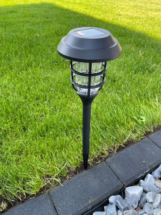 6x Lampa solarna LED Latarnia ogrodowa wbijana słupek latarenka Premium