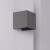 Lampa elewacyjna LED kinkiet ogrodowy 1xG9 SuperLED IP44 szary